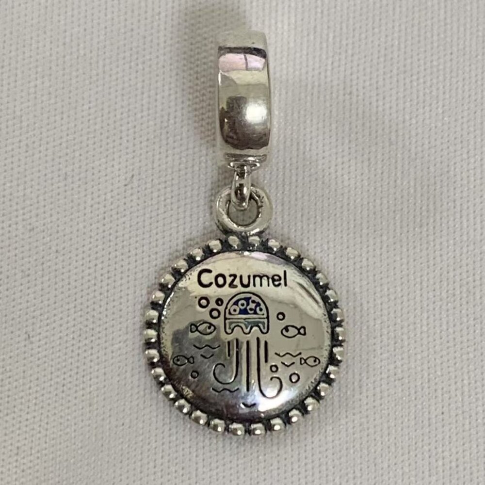 Pandora Cozumel Mexico Charm, S925 Silver Jewelry